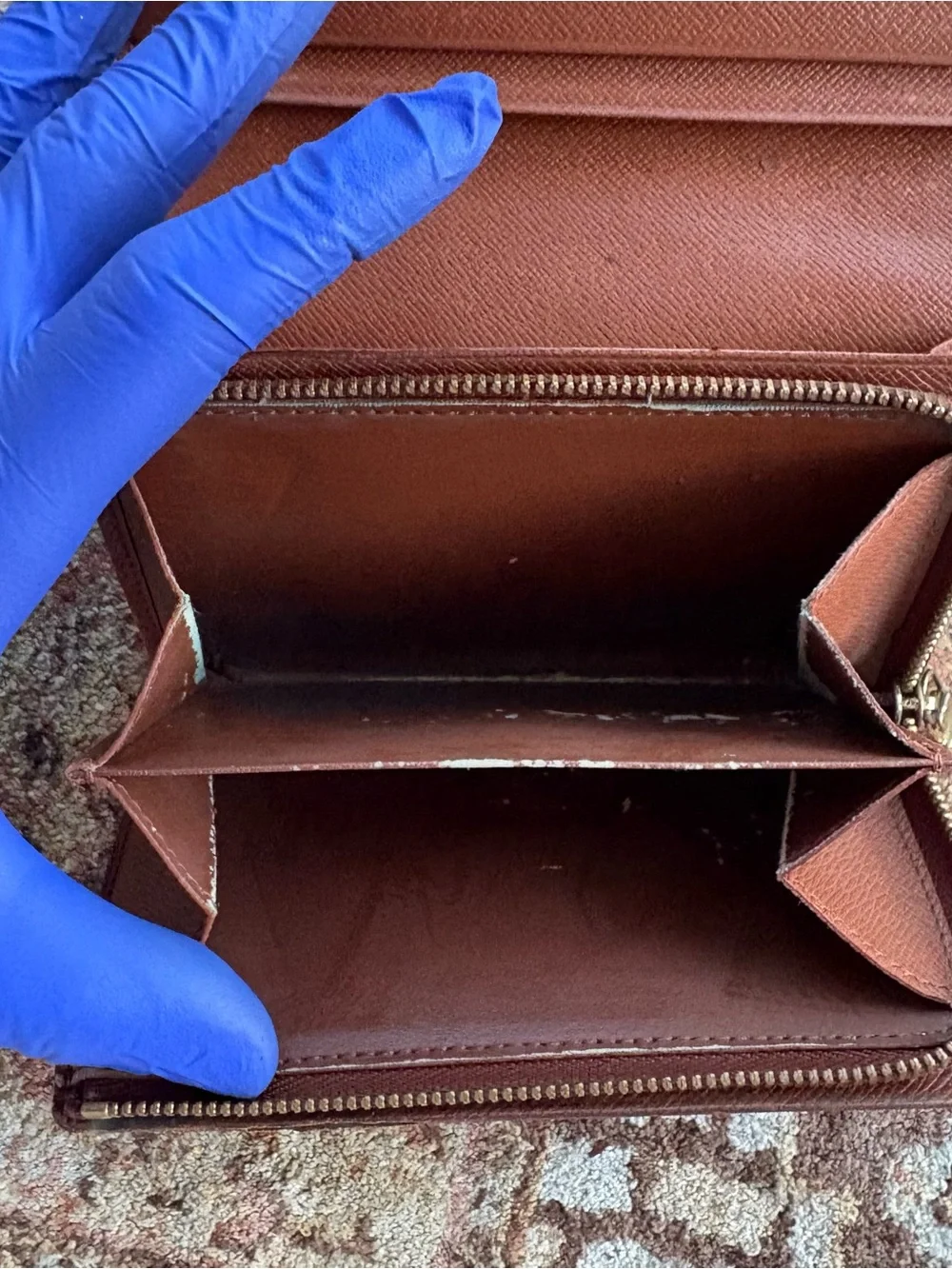 Louis Vuitton Monogram Continental Wallet in Brown